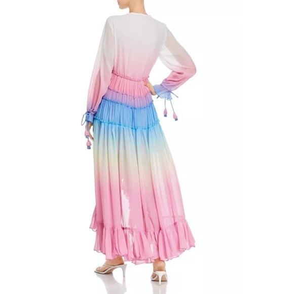 NWT Rococo Sand Rainbow Ombré Maxi Dress - Picture 6 of 15